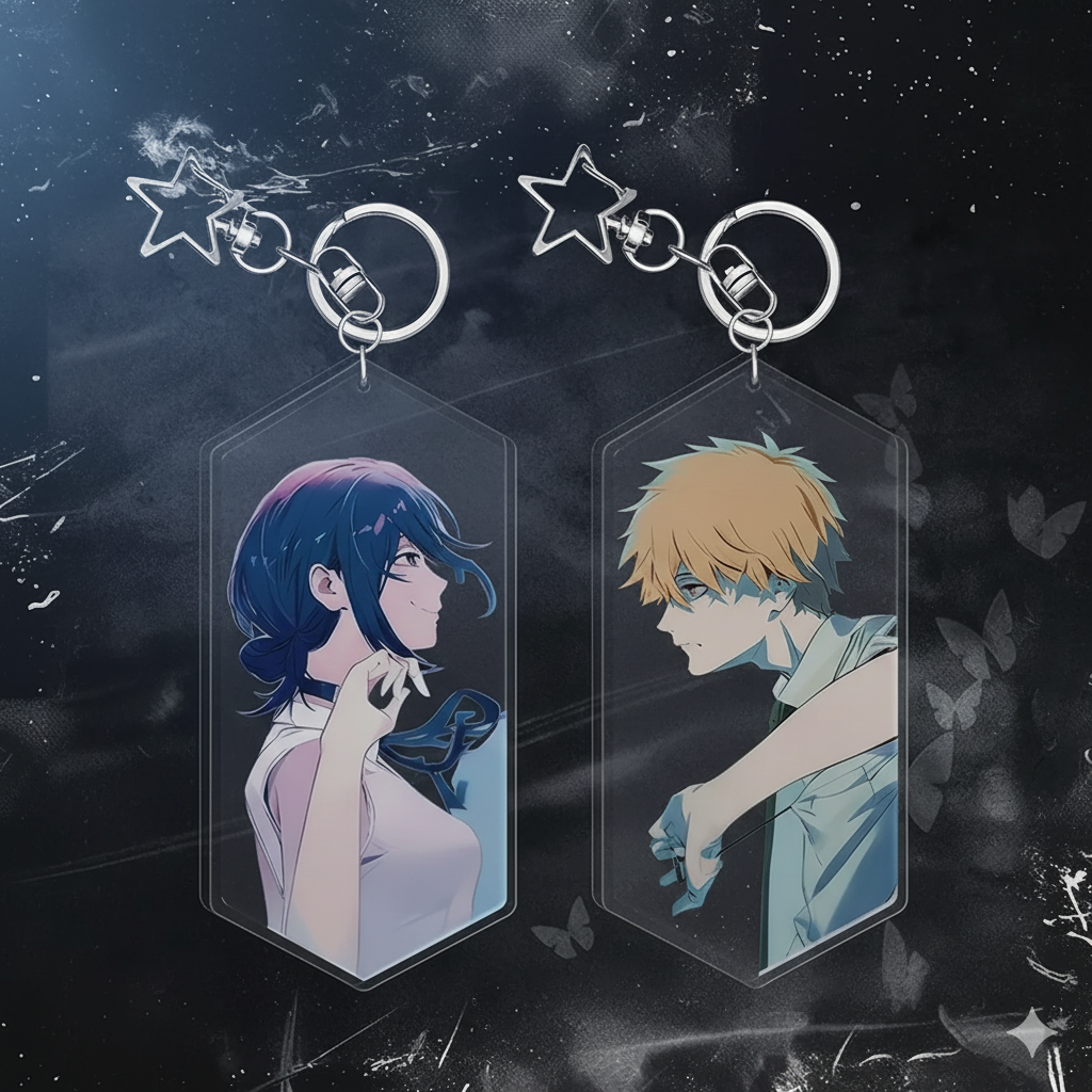 Duality Daimond Keychains