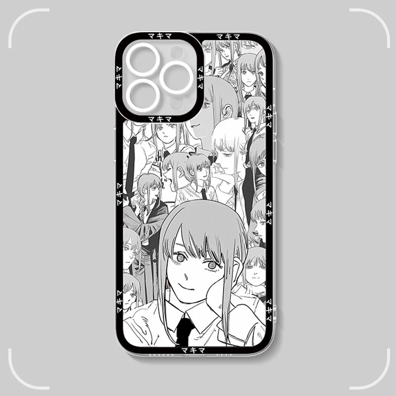 B&W Clear Sketch Phone Cases