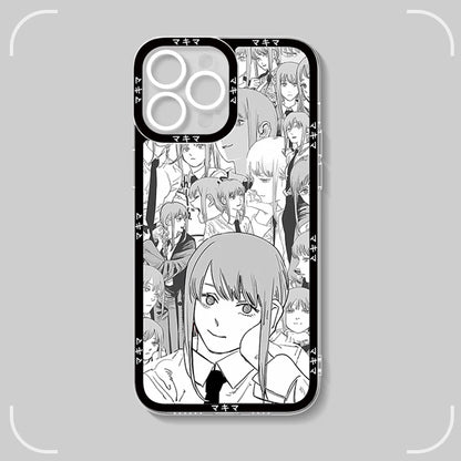 B&W Clear Sketch Phone Cases