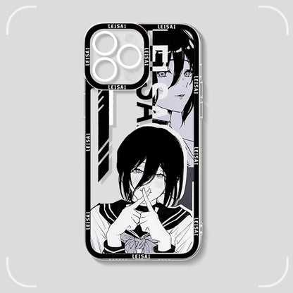 B&W Clear Sketch Phone Cases