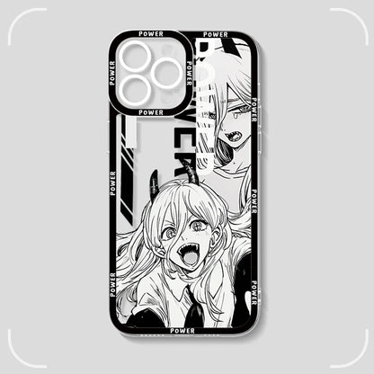B&W Clear Sketch Phone Cases