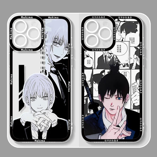 B&W Clear Sketch Phone Cases